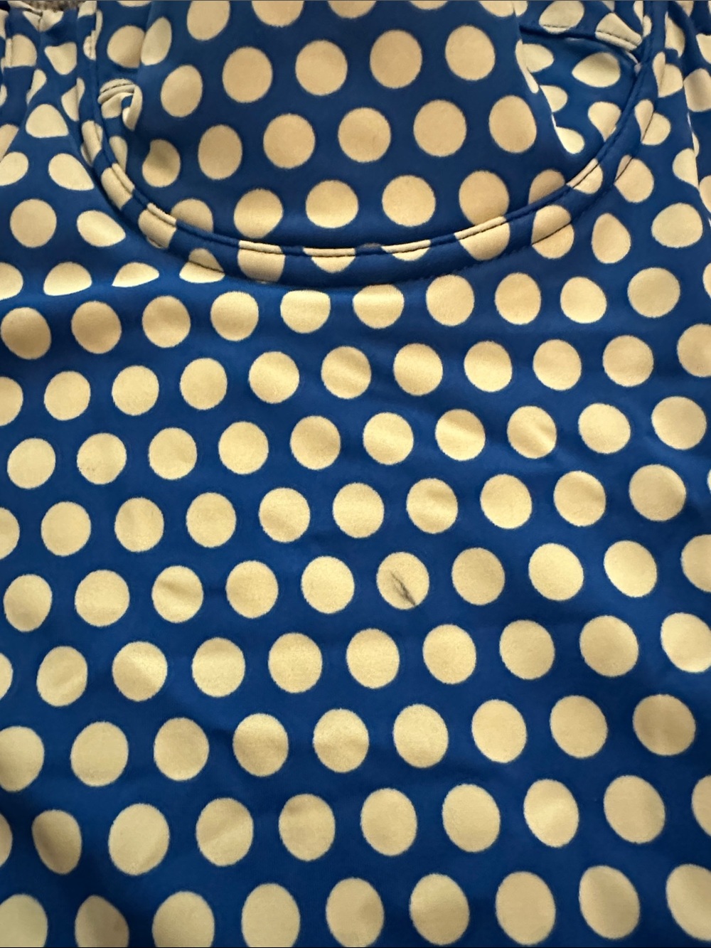 J. Crew Blue One-Piece Swimsuit with White Polka Dots - Picture 14 of 14